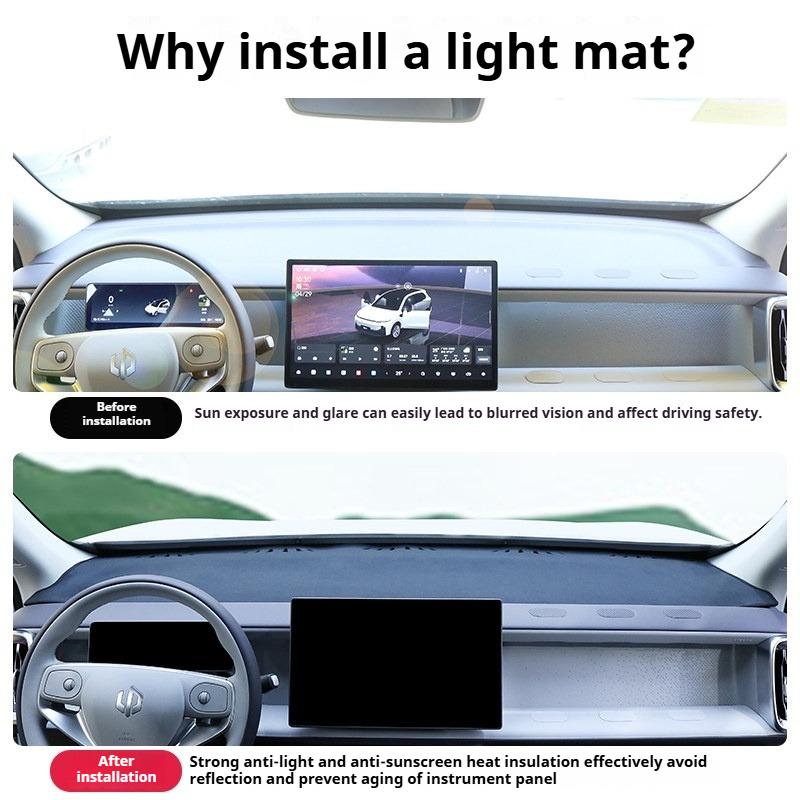 For Leapmoto C10 C16 C11 B10 B01 Lafa 5 Car Dashboard Sun Shield Dash Mat Center Console Front Heat Insulation Anti-glare Mat