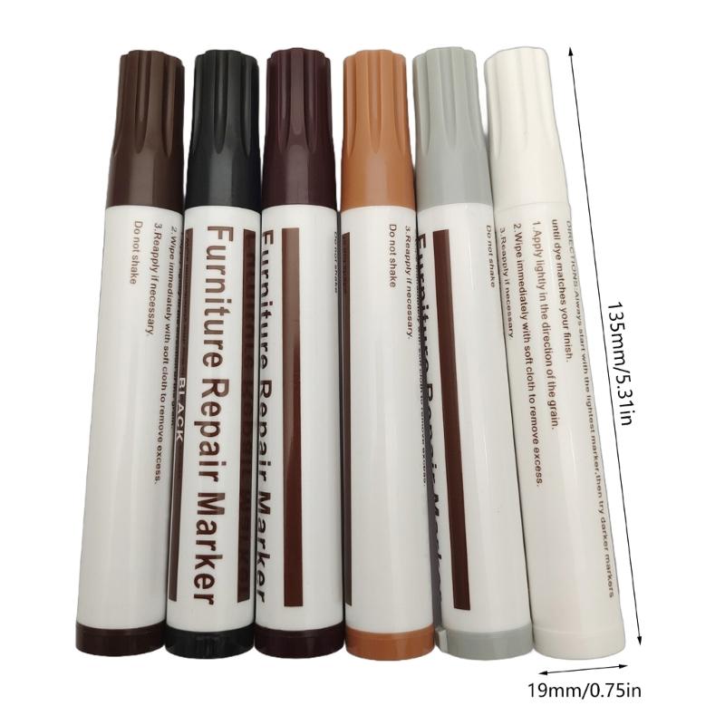 Furniture Repair Marker for Stains, Scratch, Wood Floor Table Desk, Furniture Marker Wood Scratch Repair Marker