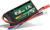 Lipo Battery 2S 7.4V 450mAh 50C with JST Connector – High Power for RC Models – Soft Case, Silicone Wire