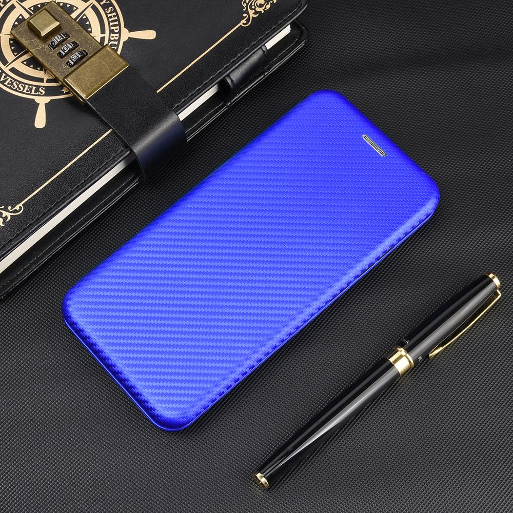 Carbon Fiber Magnetic Flip Cover Case for IPhone 15 14 13 12 Pro Max Mini 11 SE XS XR X Max 6 6S 7 8 Plus Wallet Card Holder