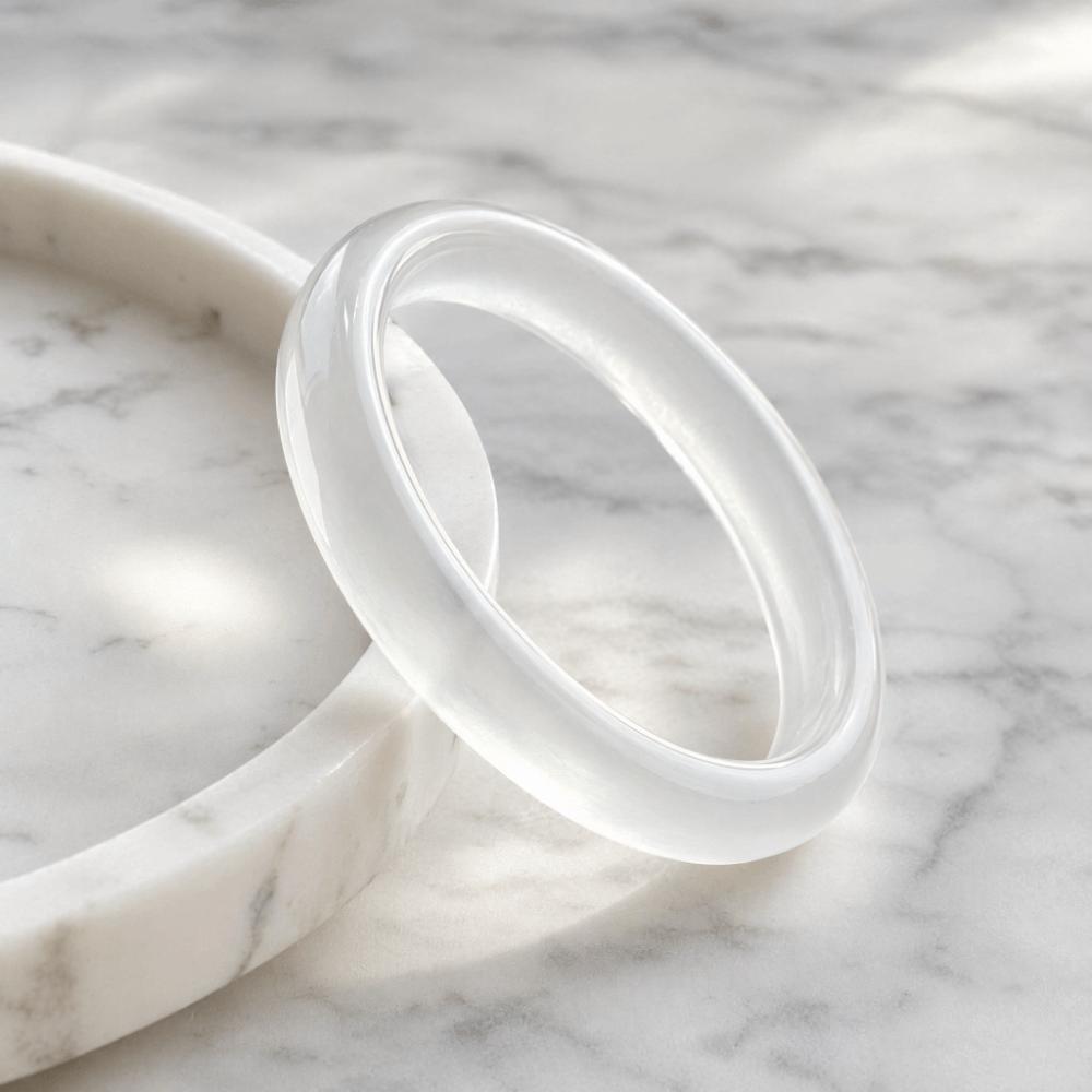 Katzenaugenstein Armreif Armband Eis-Achat Chalcedon Armband Jadeit Armreif Armband Damen