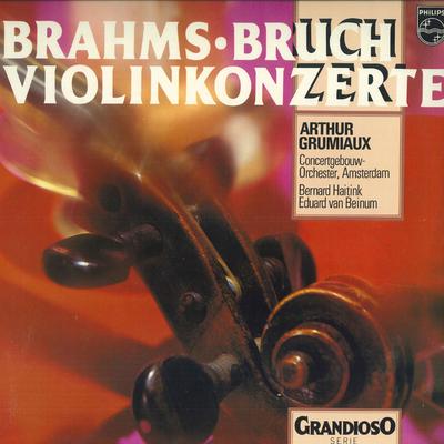 LP Record BRAHMS, BRUCH, ARTHUR GRUMIAUX, CON - Violinkonzerte 6570015 PHILIPS Germany Classical Used