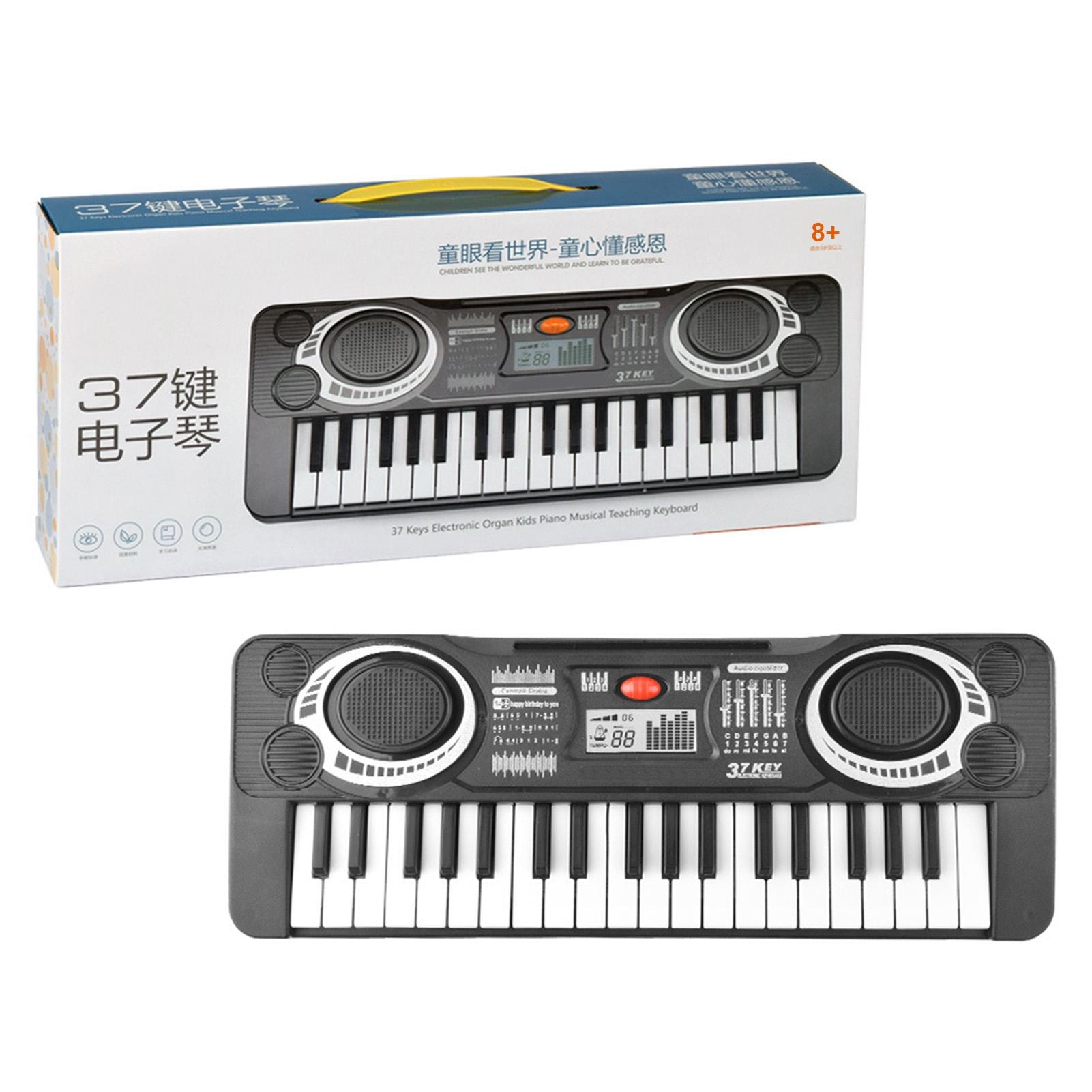 

Детская клавиатура пианино Многофункциональное портативное электронное пианино Образовательный музыкальный инструмент Игрушка 37