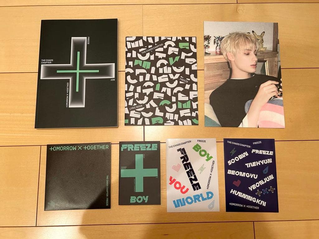 [USED] TXT FREEZE Album Soobin with Trading Card