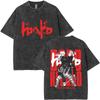 Anime Dorohedoro Kaiman Graphic Print TShirt Men Women Cotton Gothic Streetwear Hip Hop Fashion Summer Casual Oversized New Tee