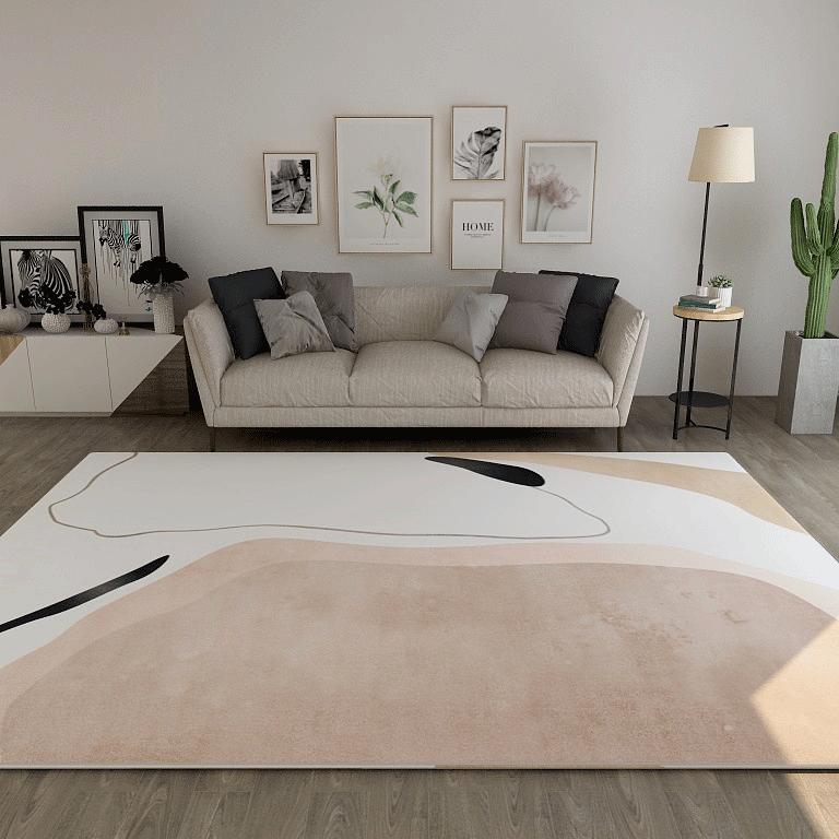Nordic Style Living Room Decoration Rugs Girly Bedroom Carpet  Hallway Decor Mat High Quality Home Large Area Carpets Lounge Rug