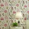 Papel de Parede Não Tecido Flor e Pássaro Estilo Country Americano - Decoração de Parede de Fundo de TV para Quarto Sala de Estar Varanda