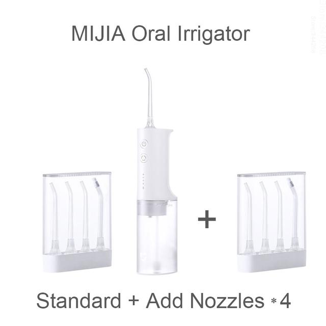 Portable Oral Irrigator Dental Irrigator Teeth Water Flosser Bucal Tooth Cleaner Waterpulse 200ML 1400/min