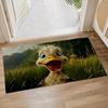 Colorful Owl Indoor Door Mat, Inch, Floor Area Rug for Entryway, Living Room, or Bathroom, Non-Slip Doormat, Animal Owl