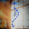 Metal Tubes Butterfly Wind Chime Star Garden Wind Chimes Window Ornaments  Christmas