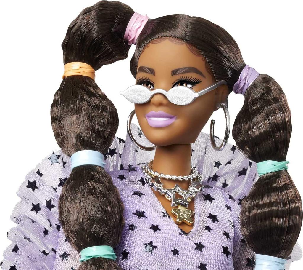 Mattel Barbie Extra Zöpfe mit Haargummis - Puppe,