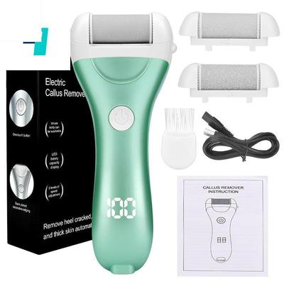 Lima de pé elétrica carregada para calcanhares, ferramentas de pedicure, ferramenta profissional para cuidados com os pés, removedor de calos de pele morta e dura