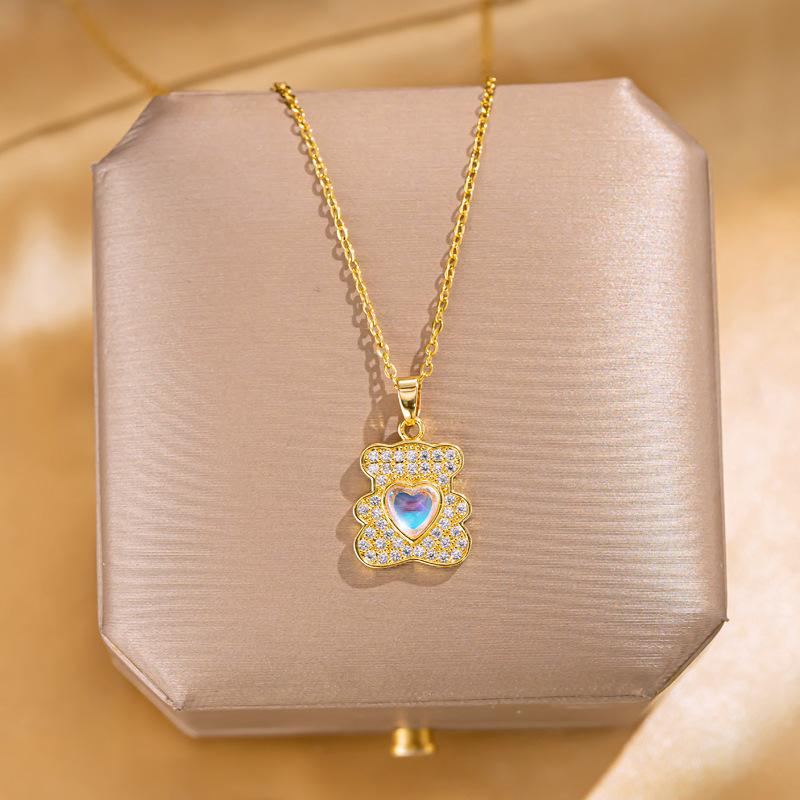 Retro Butterfly Flower Pendant Fashion Titanium Steel Choker Necklace Irregular Versatile Women