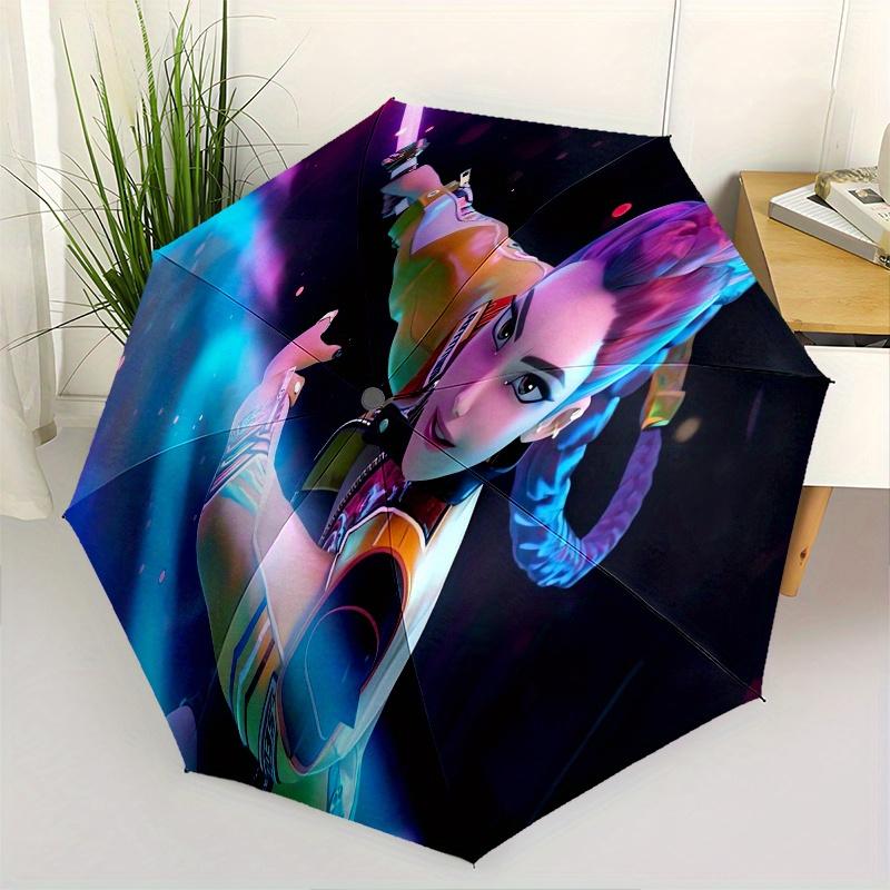 

KPop Demon X Automatic opening and closing folding Umbrella with 8-rib frame and compact travel design, perfect for all occasions | Stylish