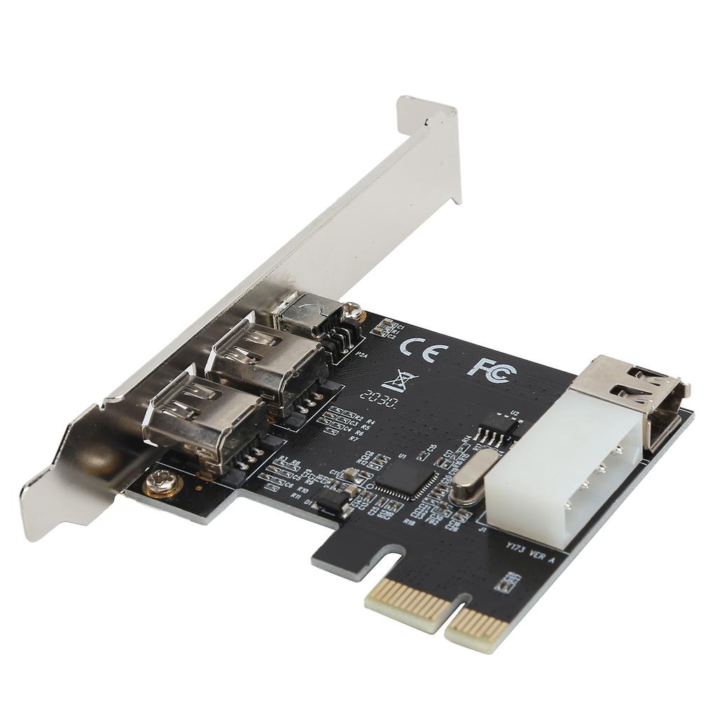 PCIE Capture Card 3 Port Expansion Card 1394 Interface Conversion HD Video Adapter Controller