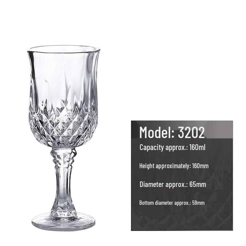 3203 Stemmed Crystal Wine & Cocktail Glasses, Set of 2