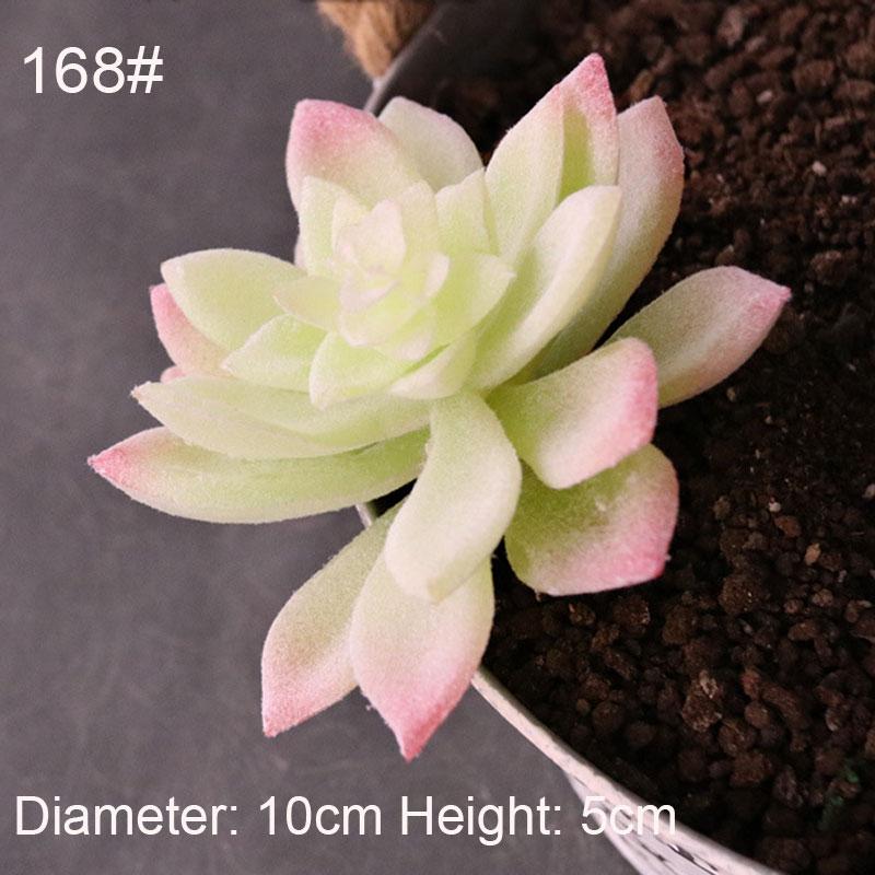 Konstgjorda Suckulenter Växter Vit Rosa Grön Plast Falska Växter Landskap Bonsai plantas artificiales Hem Trädgård Dekoration