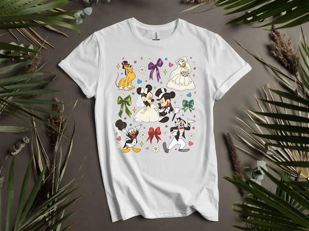 Vintage Mickey and Friends Bows T-shirt T Shirt Men Women Unisex Tshirt K872