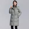 Cotton women's mid-length model 2025 winter new Korean version loose plus size thickened warm bread jacket cotton jacket