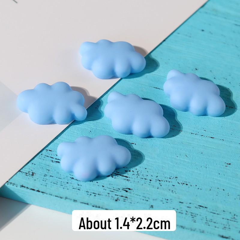 Diverse DIY Rainbow Cloud Resin Accessories: Creative Cream Drop Glue for Mobile Phone Cases