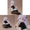 Pvc Anime Figure With Sitting Posture And Wool Dress For Home Decor And Gift