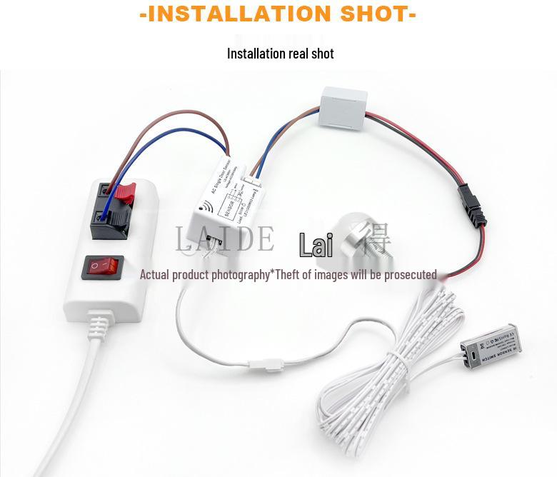 Ultra-thin 220V Detachable LED Wardrobe Sensor with Wireless Smart Control