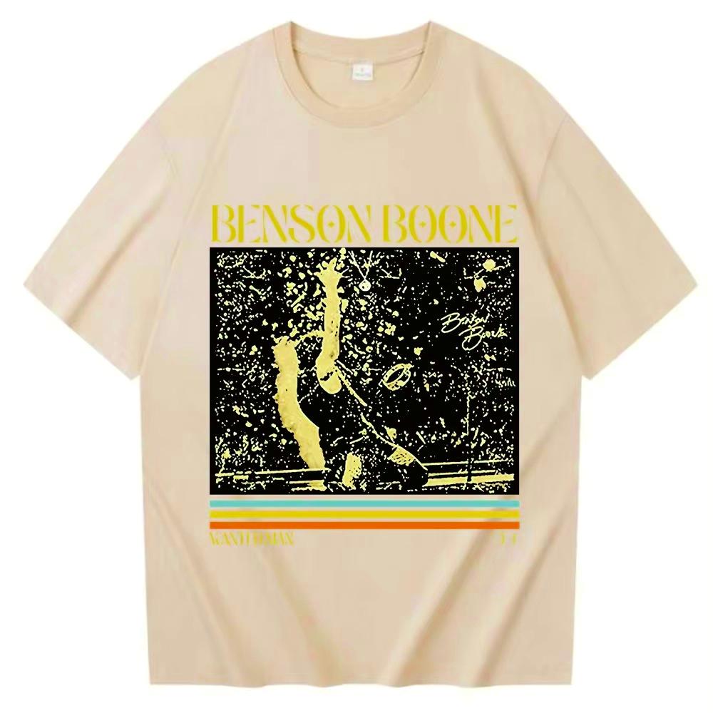 Benson Boone Wanted Man 2026 T-shirt Man Woman Harajuku Short Sleeve O-neck Casual Shirt Gothic Cotton Oversized T-shirts