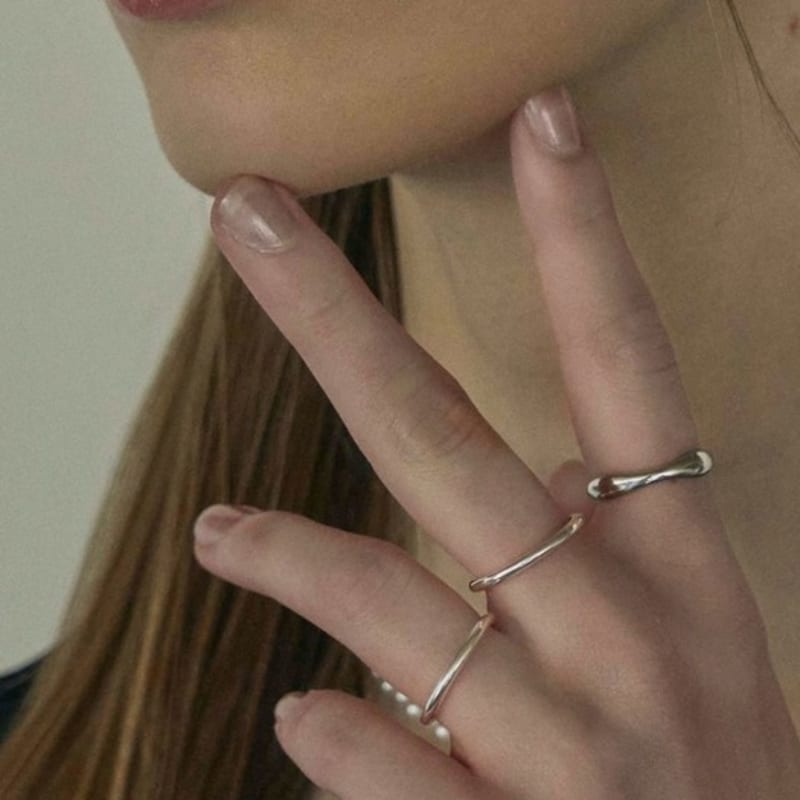 Aora BASIC ÜBERLAGERTER RING #0009