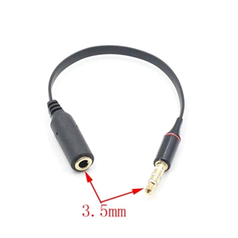 3.5mm US Standard to Mobile Headset Adapter, 4-Pole Male to Female Extension Cable