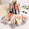 180*90cm Fashion Luxury Brand Scarf Women Shawl  Wrap Spring Muffler Hijab Bufanda Foulard Female Bandana Beach Stoles  Silk