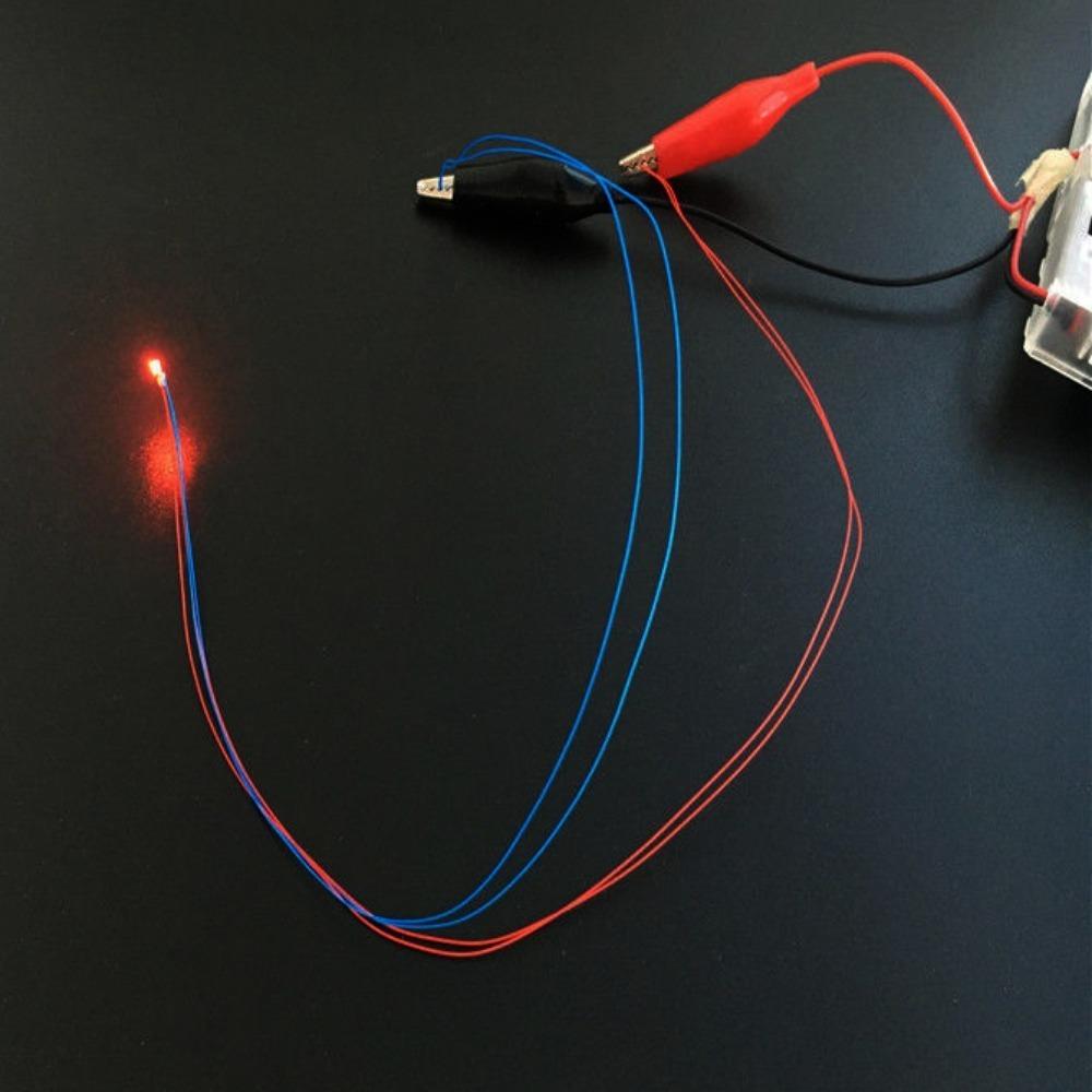 Handgefertigte DIY Kreative Modell-Leuchte 3V Ultrahelle LED-Lampenperlen Puppenhaus Kleine Glühbirne