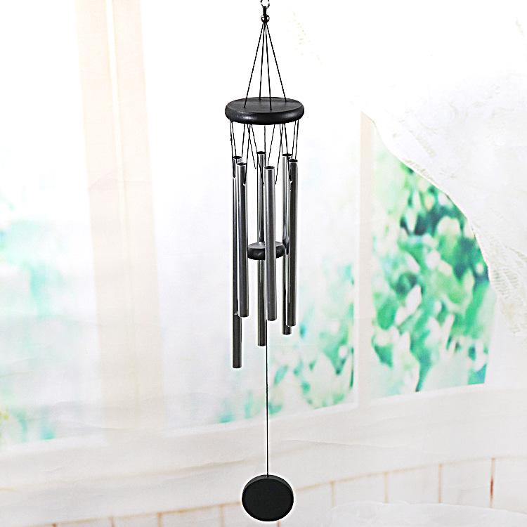 Retro Wooden & Metal Wind Chime: Pastoral Wall Hanging Ornament & Creative Home Gift Pendant