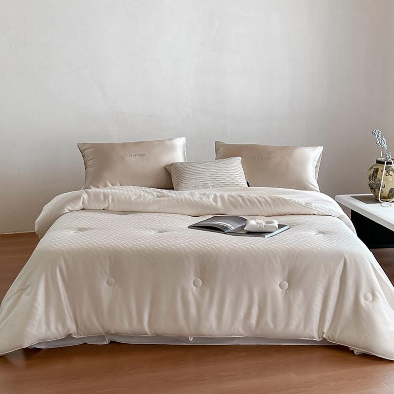 Class A High-Quality Bio-based Soybean Fiber Spring & Autumn Quilt: 4-Season Warm Winter Two-in-One Mother & Child Quilt