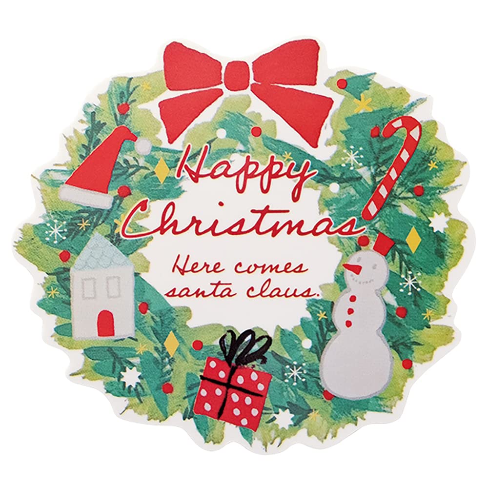 

HEADS Cake Made in x 50 Wreath Christmas XMS-PC8 Picks, Japan, 7.5 6.8 cm, Green, Pieces, Design, зелёный