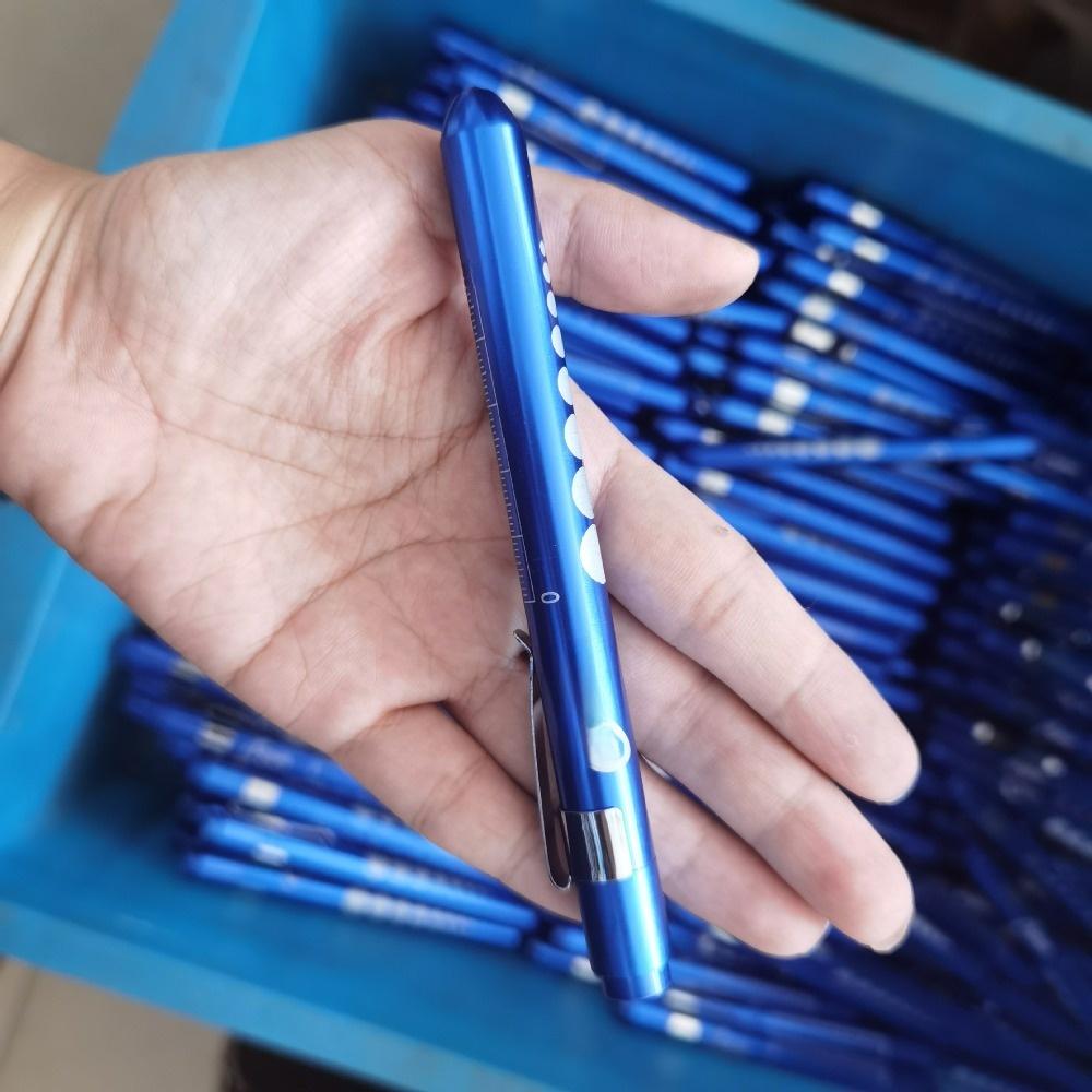 Portable Aluminum Alloy Pen Style Flashlight White Light Small Size LED Pen Light Pupil Pen Small Flashlight Dental Examination