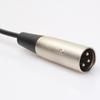 3-Pin XLR Female XLR Male Y to Dual Splitter Audio Cable Adapter