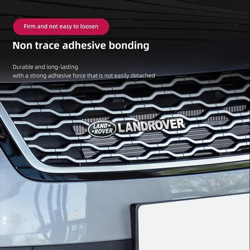 Personality Refit 3D Stickers Car Logo Aluminum Alloy Stickers For Land Rover Discovery 2 3 4 Range Rover Freelander SV SVR Vela BQ7