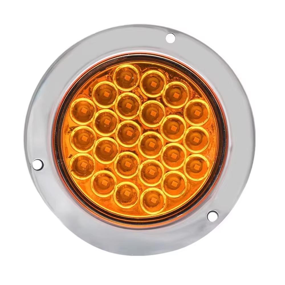 16LED Brake Stop Lamp Warning Reflector Light Rear Tail Marker Lamp Universal  for Jeep Truck Pickup 12V 24V Trailer Accessories