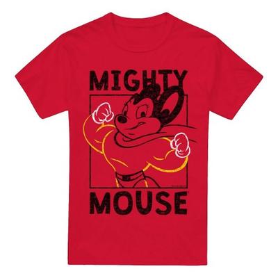 Mighty Mouse Mens Break the Box T-Shirt