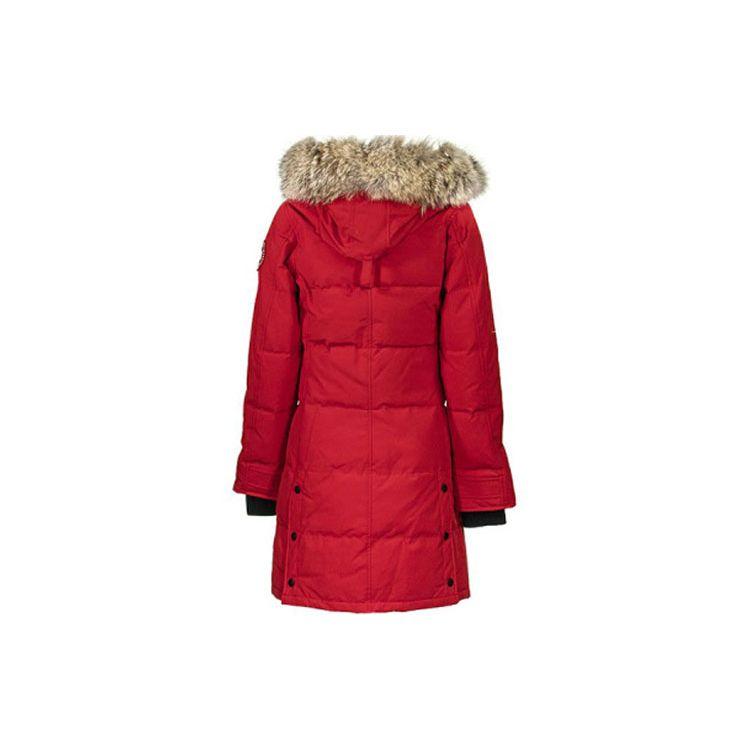 Canada Goose Shelburne Series Winter Red Label Hooded Warm Windproof Long Down Parka Women Outerwear 3802L-11