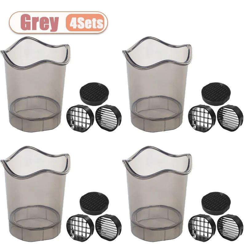 Stainless Steel Slicing Cups with Push Plate Fruit and Vegetable Food Quick Slicer Quick Making Salad Kitchen Slicing Tools