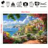 Greek and Roman art and architecture, charming harbor scenery, party decorations, home wall decorations