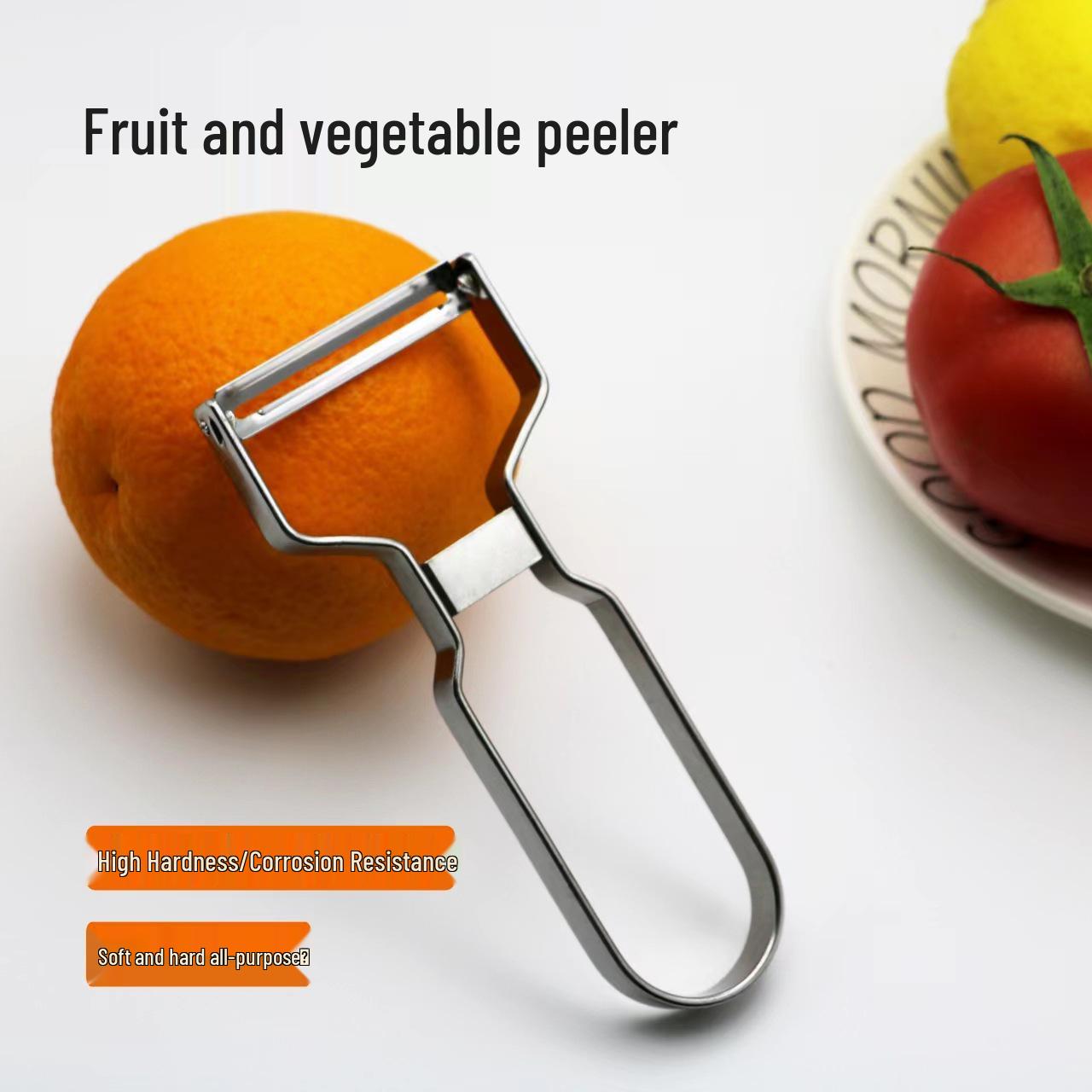 

Stainless Steel Multifunctional Fruit and Vegetable Peeler