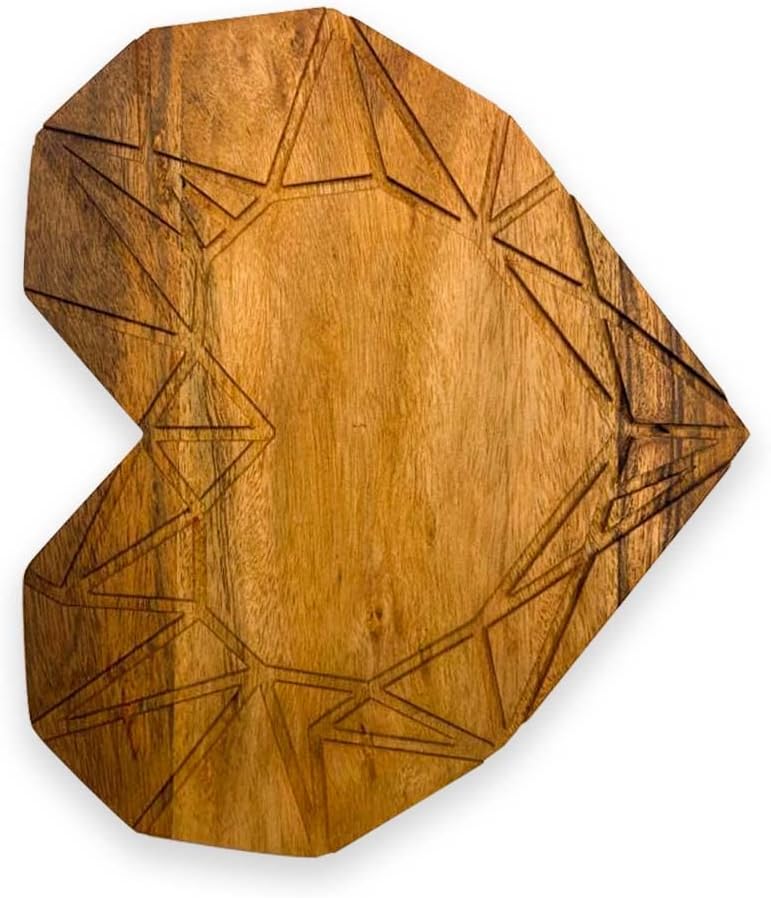 Valentine's Day Gifts Organic Acacia Kitchen Cutting Chopping Charcuterie Board Platter Butcher Block for Cheese and Vegetables Meat