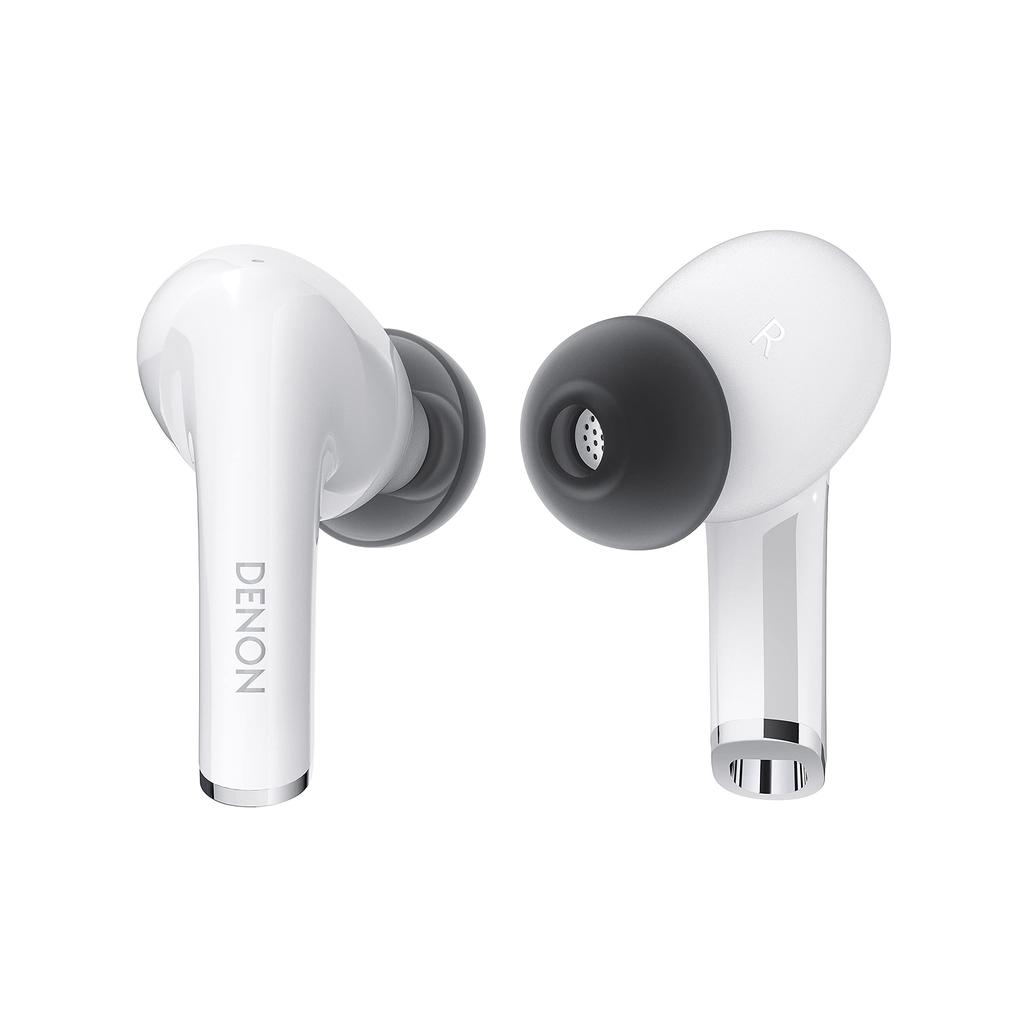 Denon AHC830NCW Noise-Canceling True Wireless In-Ear Headphones, White AHC830NCWWTEM