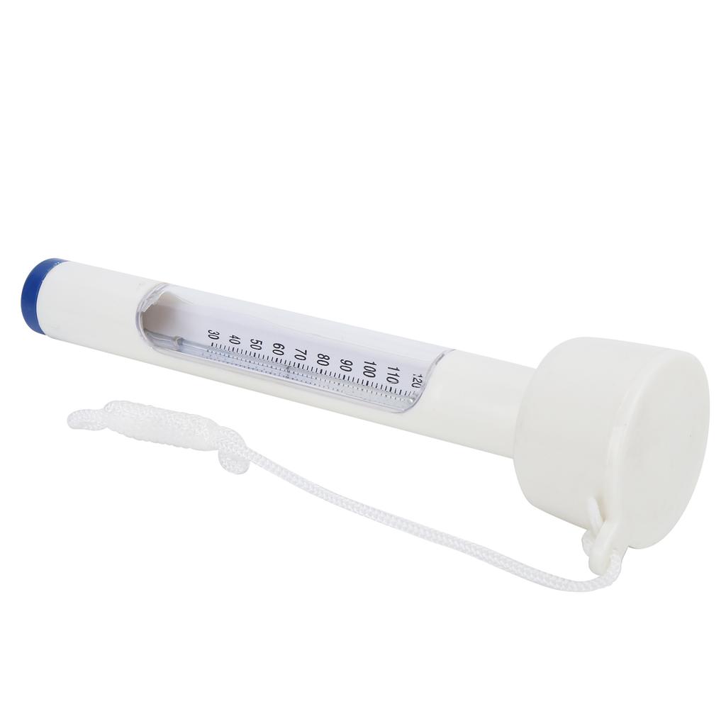 Pool Thermometer Durable Shatter‑Resistant ABS Pond Water Thermometer for Aquariums Bathtubs Swimming Pools