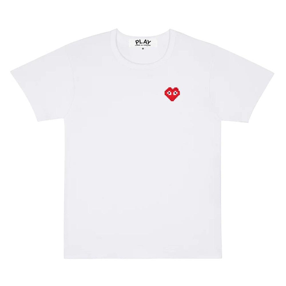 Cross-border American Trendy Brand Bestseller Heart-shaped Unisex 3D Printed Crew Neck Simple Casual Loose Short-sleeve T-shirt