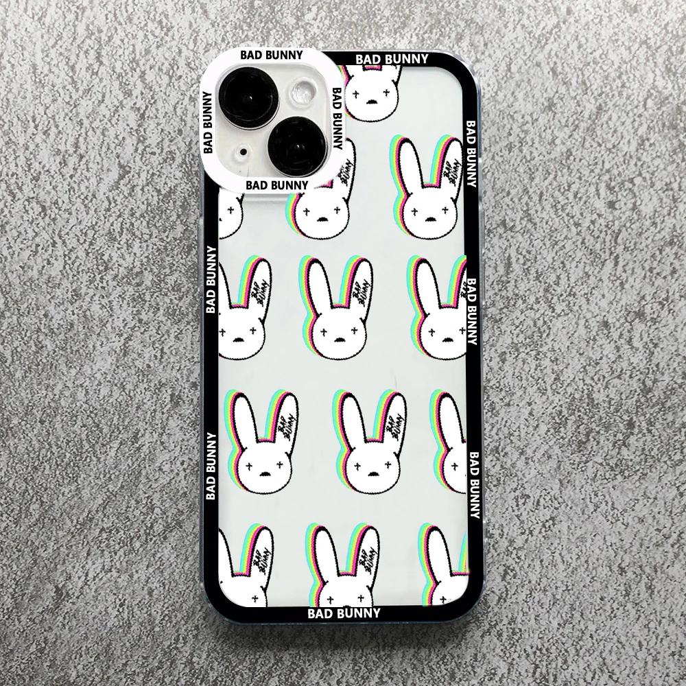 Yo Perreo Sola Bad Bunny Maluma Phone Case For iPhone 11 12 13 14 15 Pro Max Mini XS X XR SE 7 8 Plus Cover Transparent Fundas