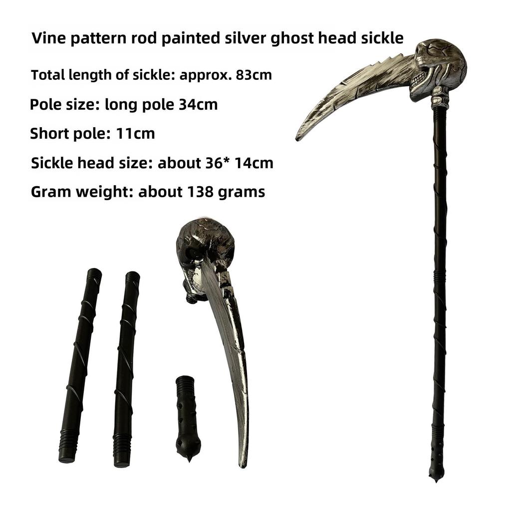 Halloween Trident Weapon: Vine Pattern Costume Accessory