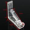 10Pcs Transparent Plastic Tablecloth Clips Non-slip Securing Holder Decorative Leaf Tablecloth Clamp Holder Table Cover Clamps